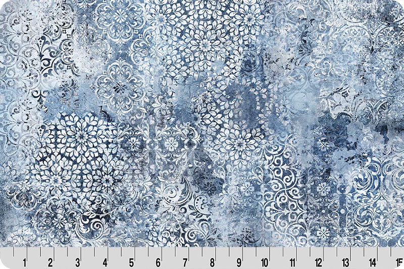 Barely Basics Stone Wash Quilting Cuddle Denim Fabric Per Yard