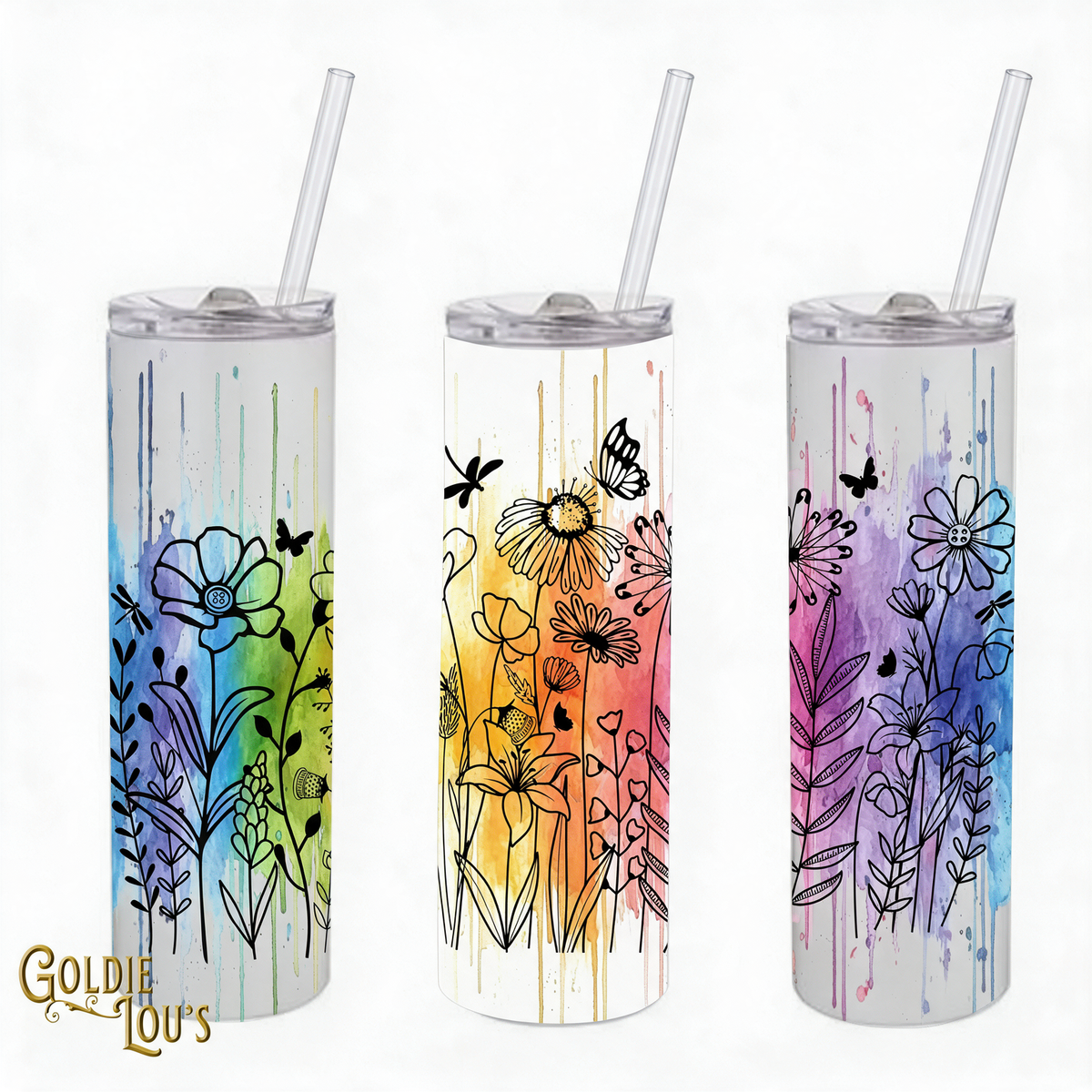 Wildflower Notions Skinny Tumbler