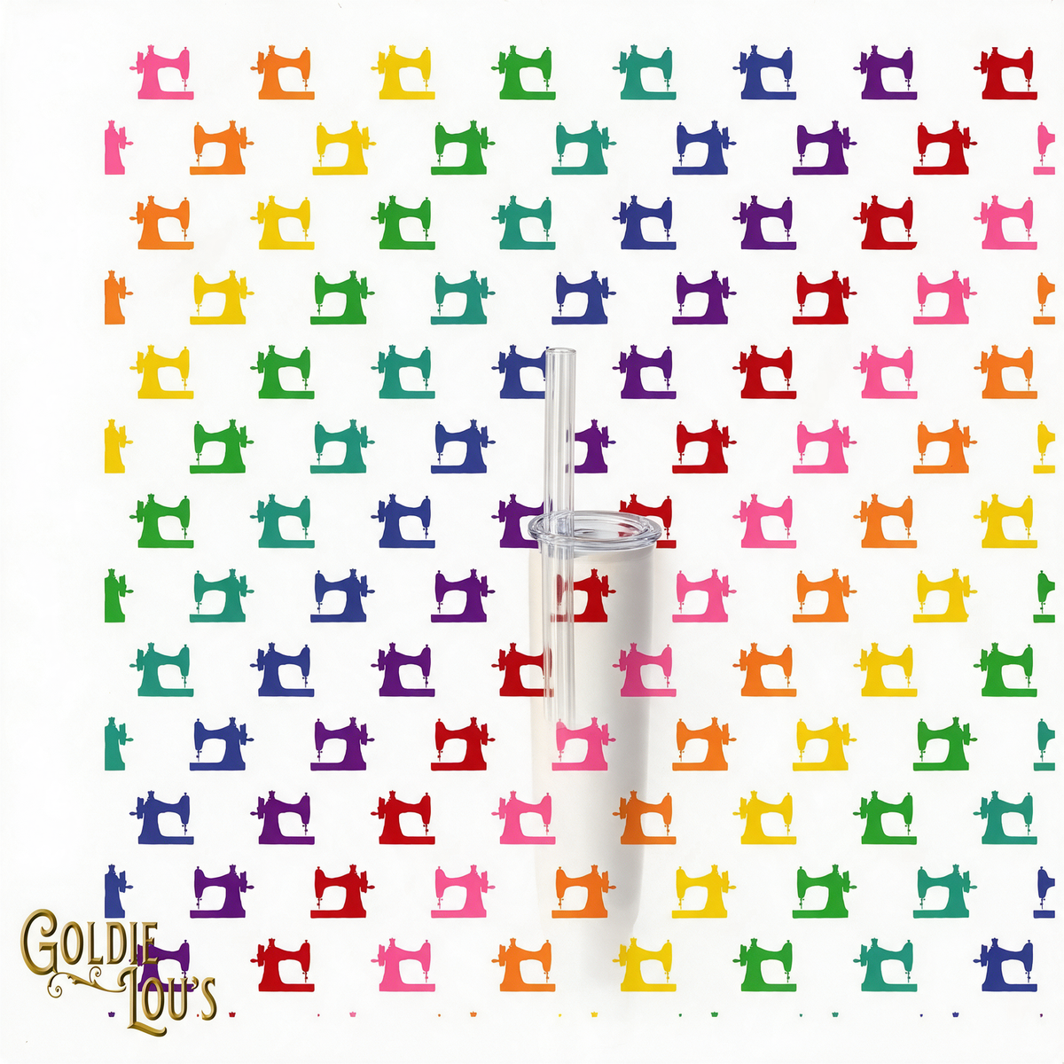 Rainbow Machine Skinny Tumbler