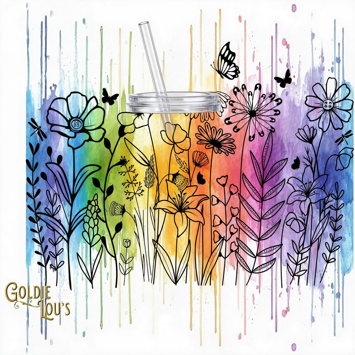 Wildflower Notions Skinny Tumbler