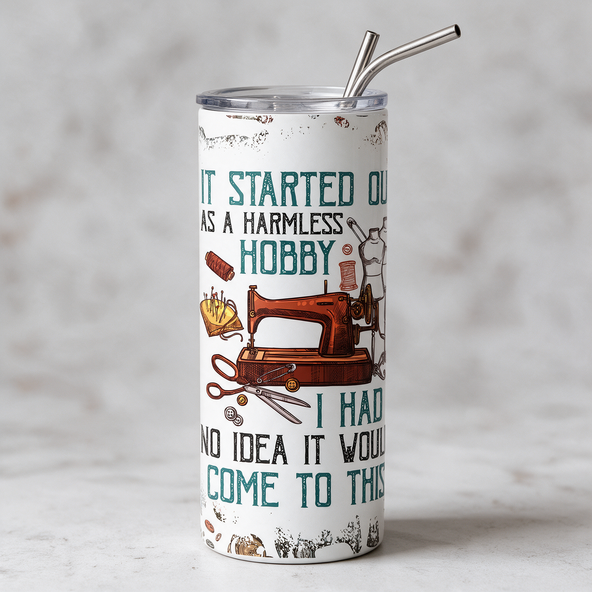 Harmless Hobby Skinny Tumbler