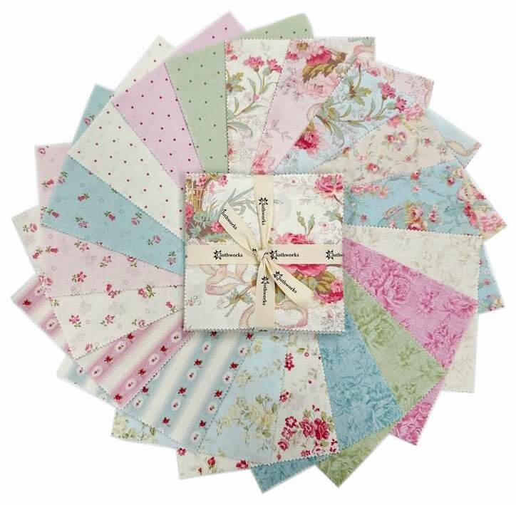 Charlotte by Clothworks - 5x5 Charm Pack (42 Cuts)