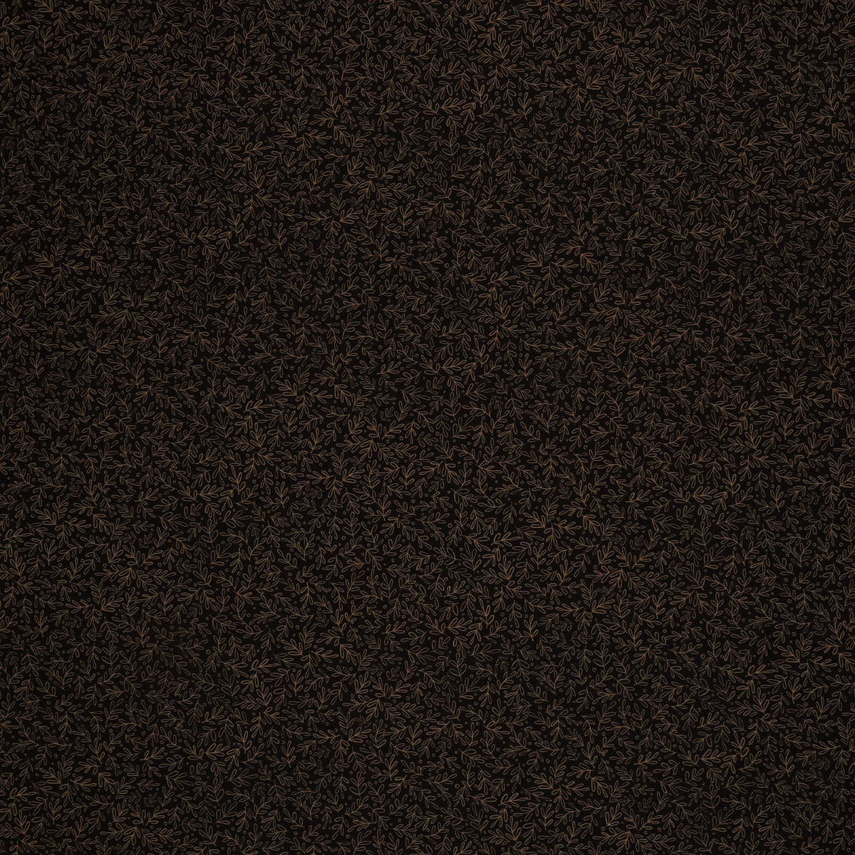 Sewing Season Packed Sprigs Black 44"/45" Fabric Per Yard