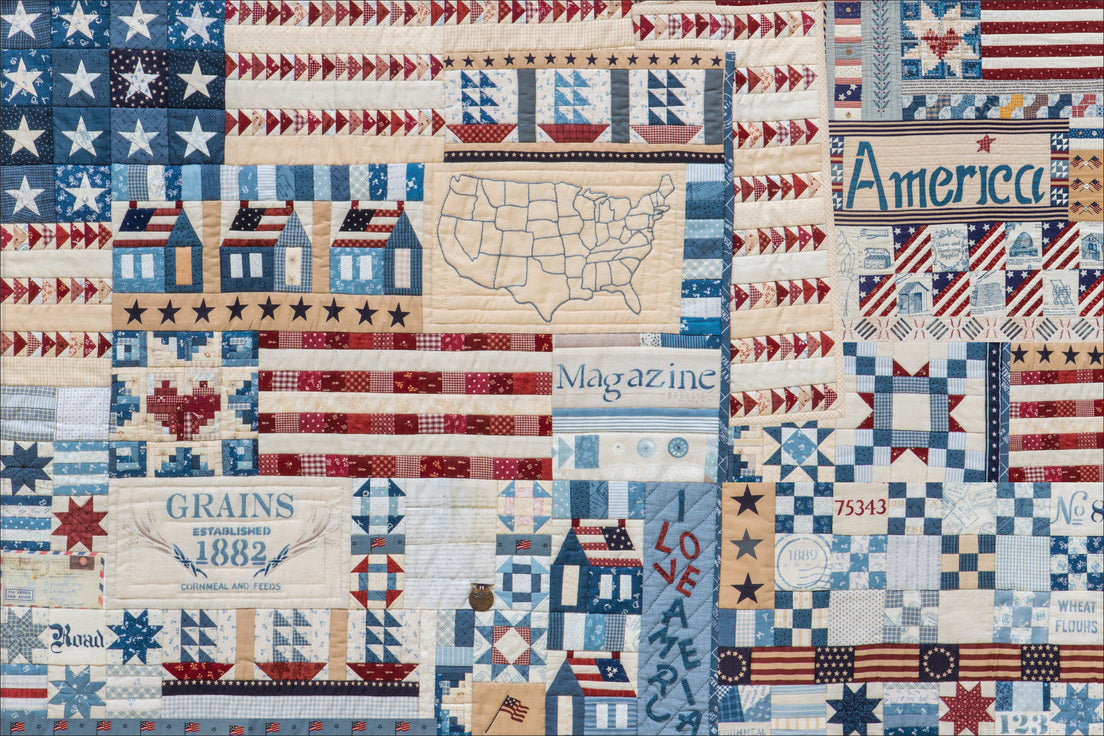 Thank You America Quilt Jigsaw Puzzle for Adults by Masako Wakayama