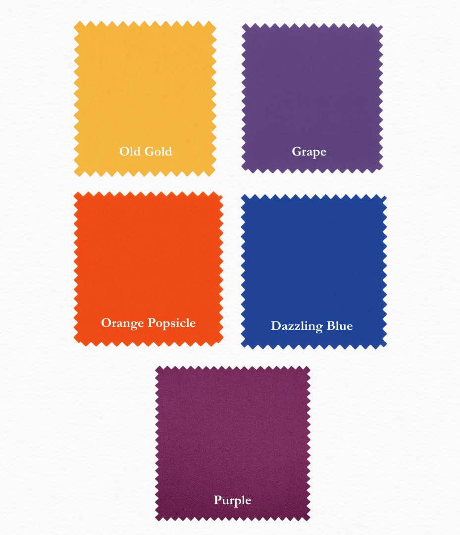 Blue, Orange, Purple - Supreme Solids - 2.5" Roll - Tequila Sunrise (20 cuts)