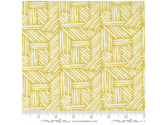 The Lookout Steel Gate Yellow 44"/45" Fabric Per Yard