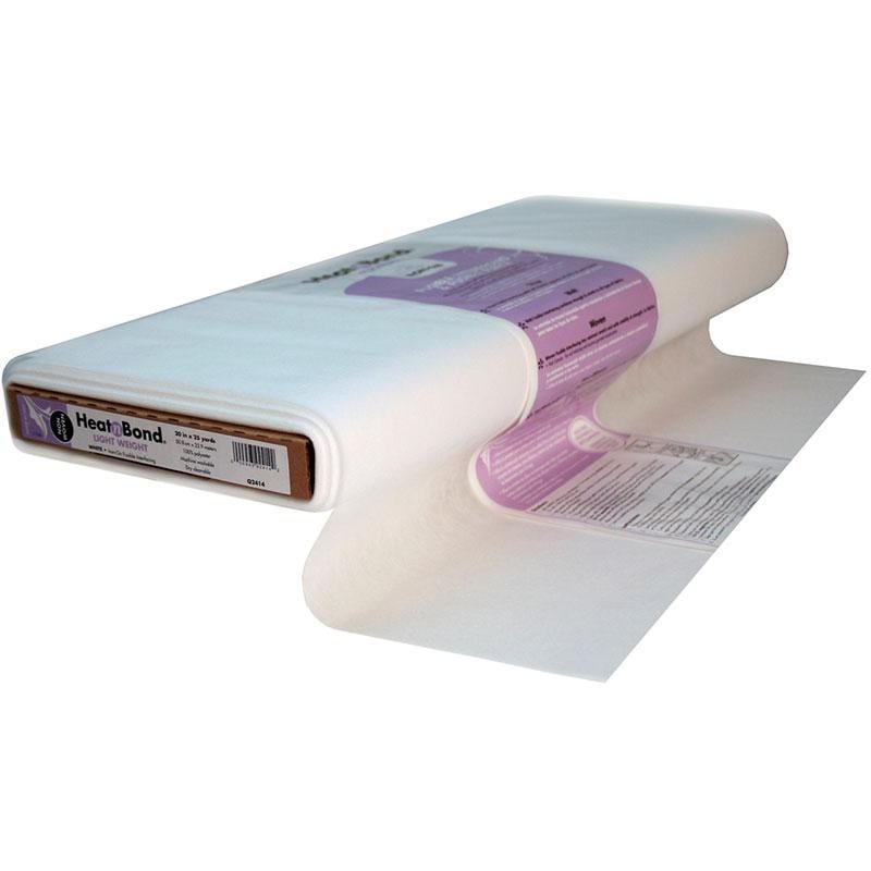 HeatnBond Light Weight Non-Woven Fusible, White 20 in