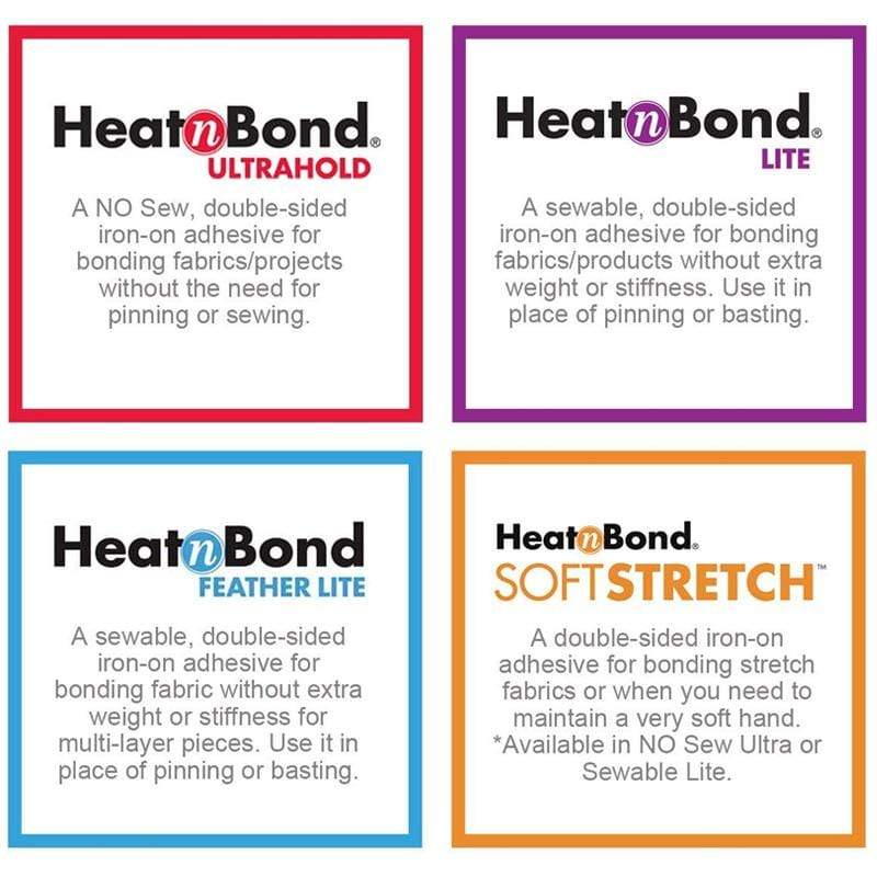 HeatnBond Soft Stretch Ultra Iron-On Adhesive Bolt, 17 in x 20 yds