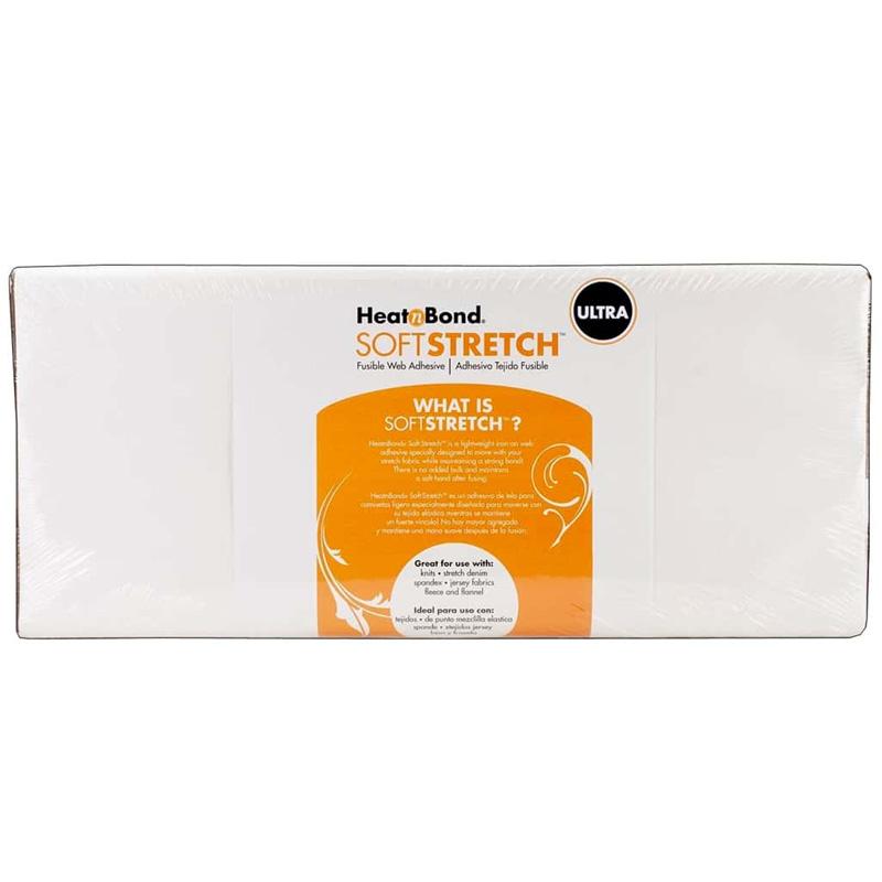 HeatnBond Soft Stretch Ultra Iron-On Adhesive Bolt, 17 in x 20 yds