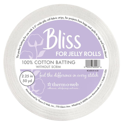 Bliss for Jelly Rolls 100% Cotton 2.25 in x 50 yd