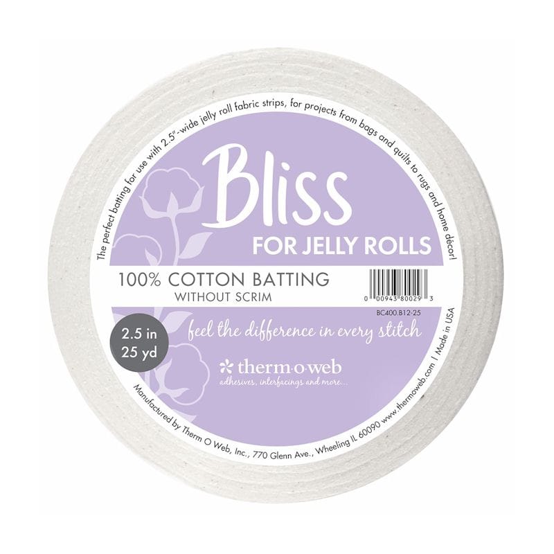 Bliss for Jelly Rolls 100% Cotton 2.5 in x 25 yd