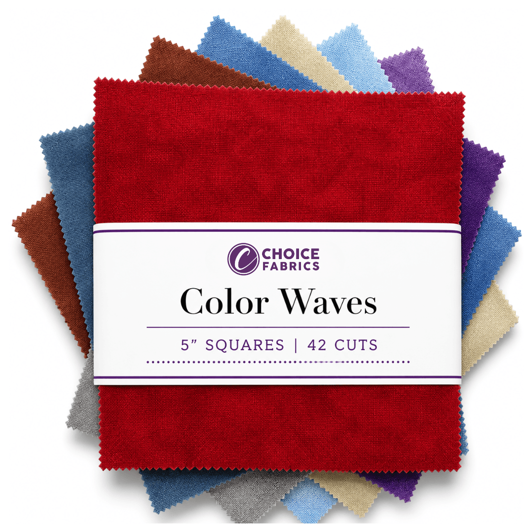 Color Waves - 5x5 Charm Pack - Spectrum (42 Squares)