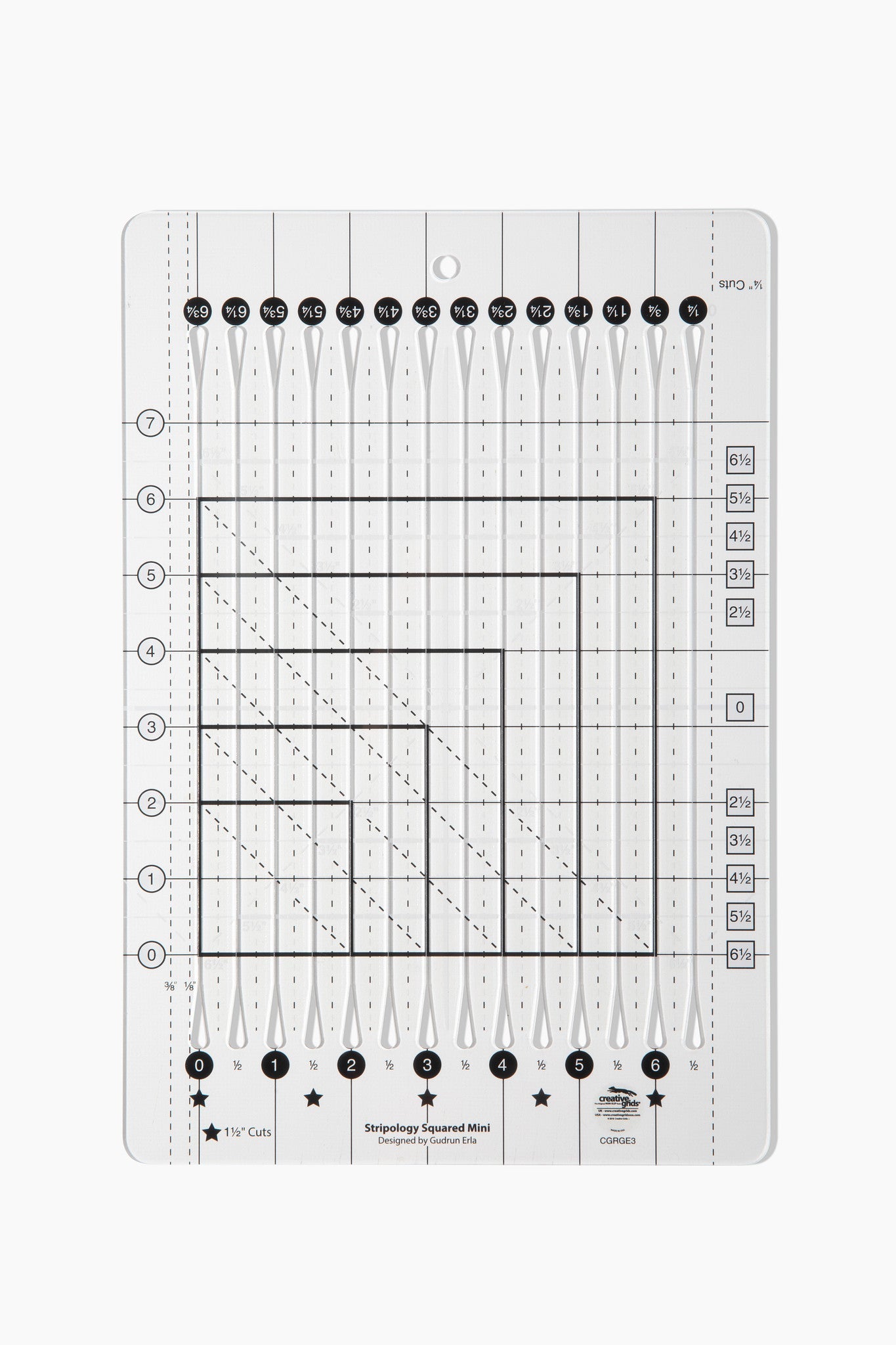 Stripology�� Squared MINI Ruler CGRGE3