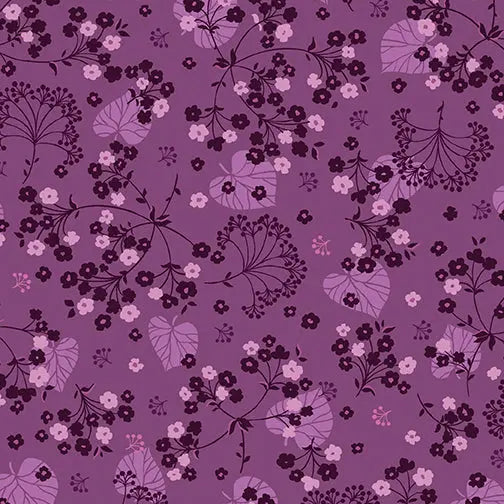 Purple Magenta Harmony Cotton Wideback Fabric Per Yard - Linda's Electric Quilters