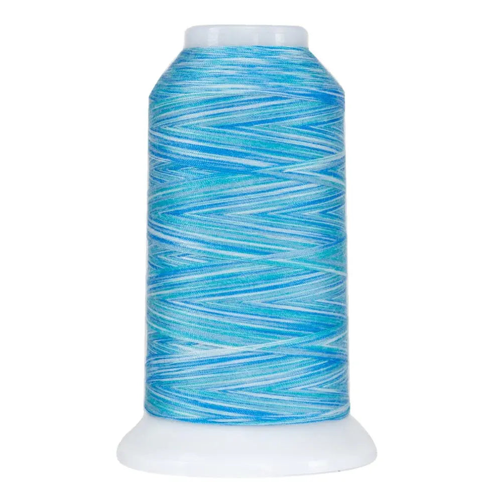 9073 Ice Blue Omni Variegated Polyester Thread - Linda's Electric