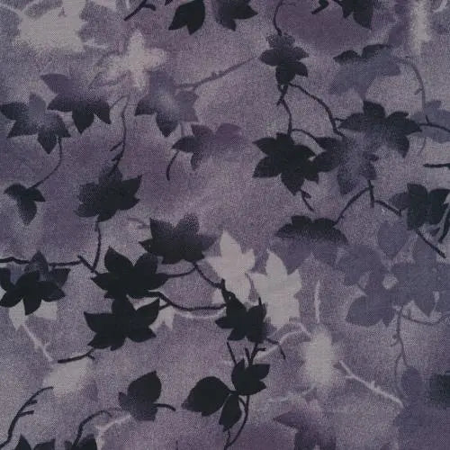 Grey Ivy Cotton Wideback Fabric per yard - Linda's Electric Quilters
