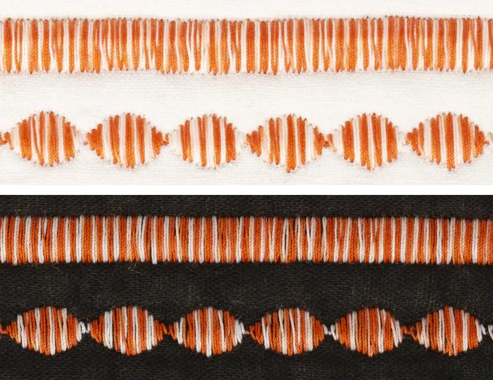 818 Orange/White Superior Spirit Variegated Polyester Thread - Linda's Electric Quilters