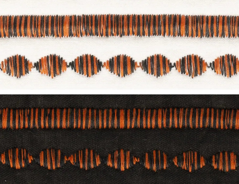 819 Orange/Black Superior Spirit Variegated Polyester Thread - Linda's Electric Quilters