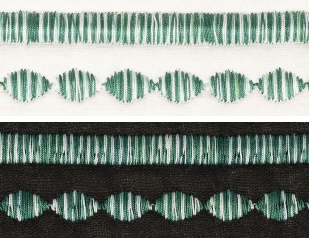 825 Green/White Superior Spirit Variegated Polyester Thread - Linda's Electric Quilters