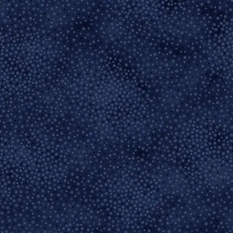 Blue Navy Spotsy Wideback Cotton Fabric per yard