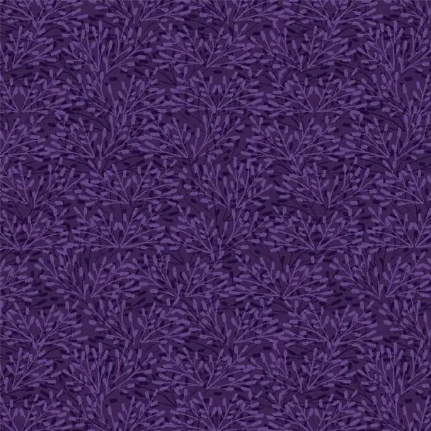 Purple Whimsy Cotton Wideback Fabric Per Yard - Linda's Electric Quilters