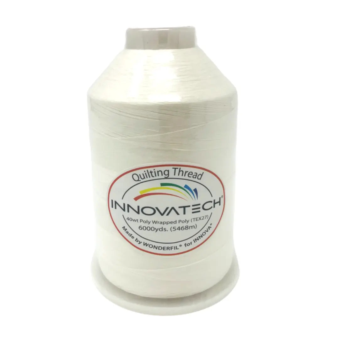 6025 White Innovatech Polyester Thread - Linda's Electric Quilters