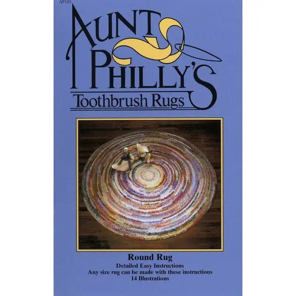 Aunt Philly's Toothbrush Round Rug Pattern - Linda's Electric Quilters