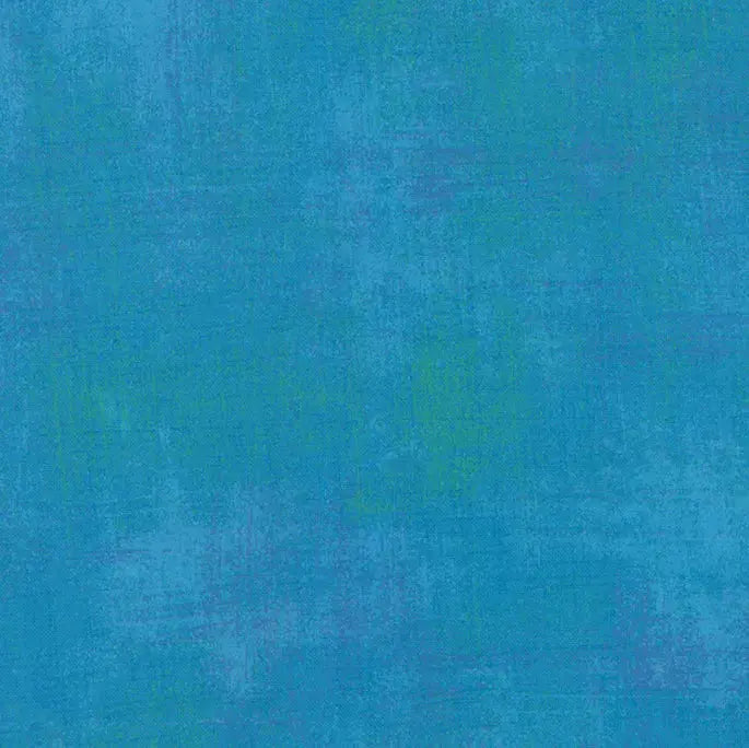 Blue Turquoise Grunge Cotton Wideback Fabric Per Yard - Linda's Electric Quilters