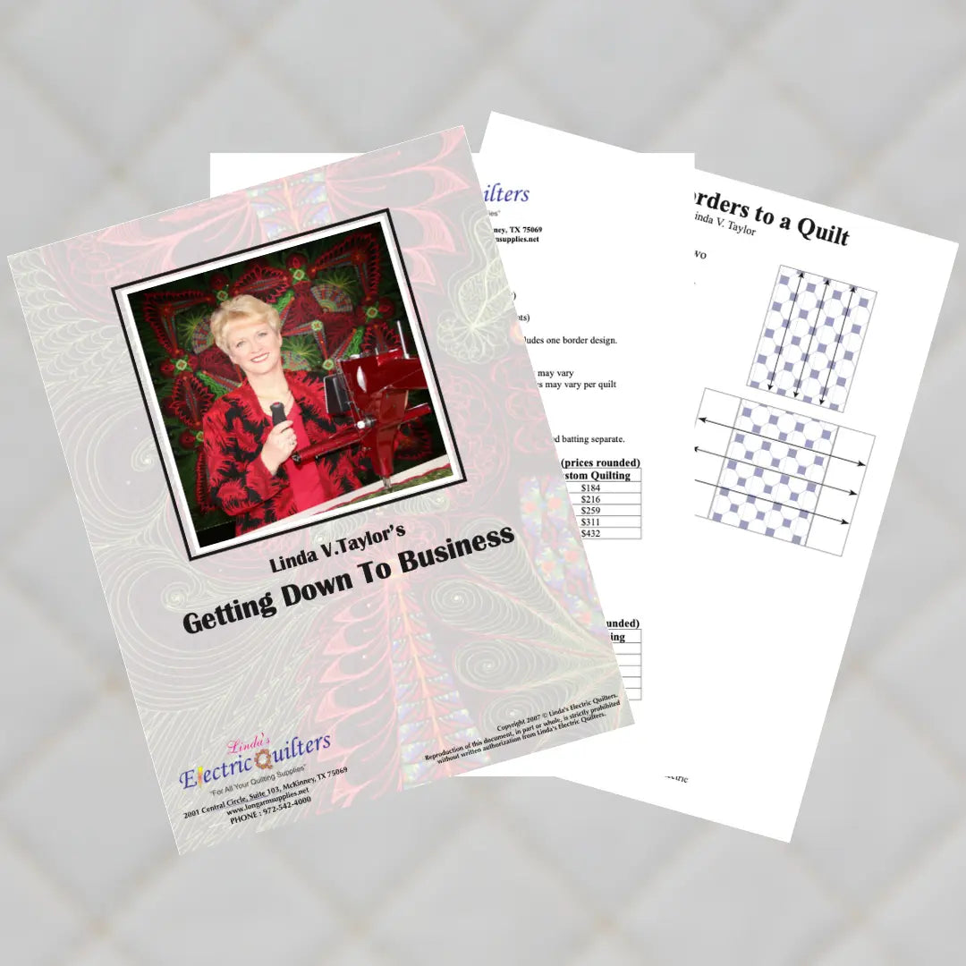 Getting Down to Business Class PDF Download! - Linda's Electric Quilters