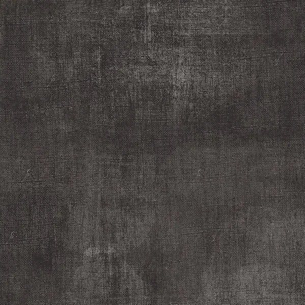 Grey Dark Dry Brush Cotton Wideback Fabric per yard 