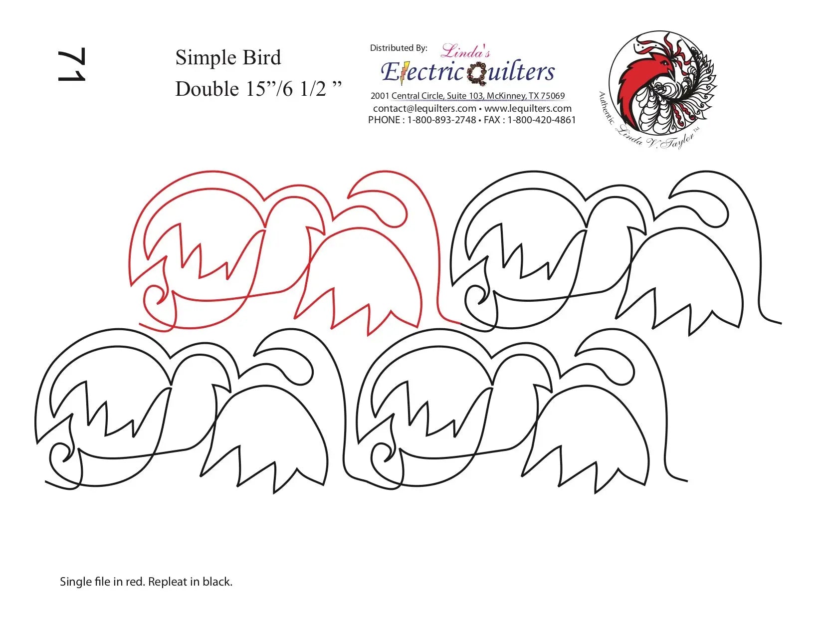 071 Simple Bird Pantograph by Linda V. Taylor - Linda's Electric