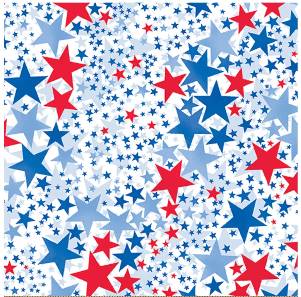 Multi White Starlight Cotton Wideback Fabric Per Yard Benartex Inc