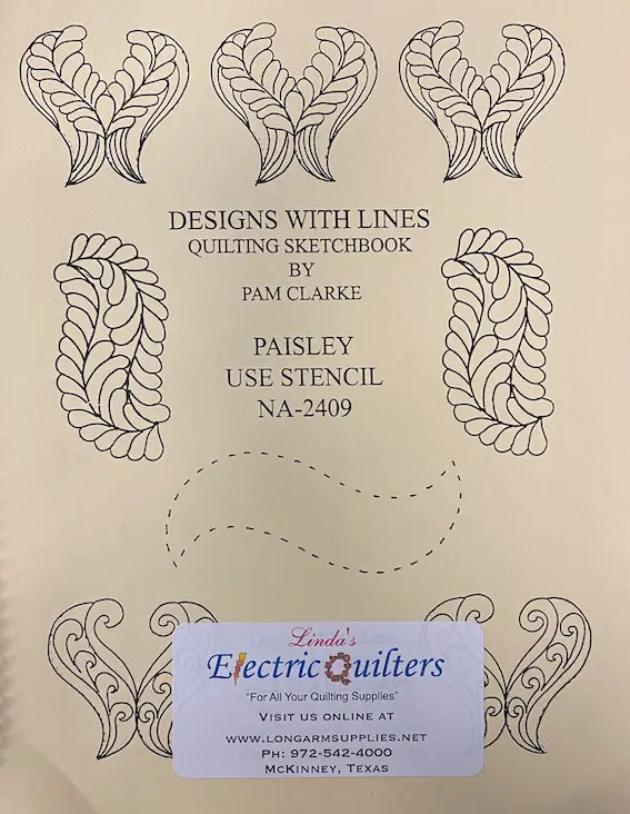 2409 Paisley Series Book - Linda's Electric Quilters