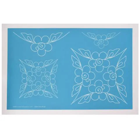 60019 Daphany 8" and 5 1/2" Stencil - Linda's Electric Quilters