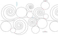 1540 Bubbles and Swirls Pantograph by Rose-Clair Fletcher