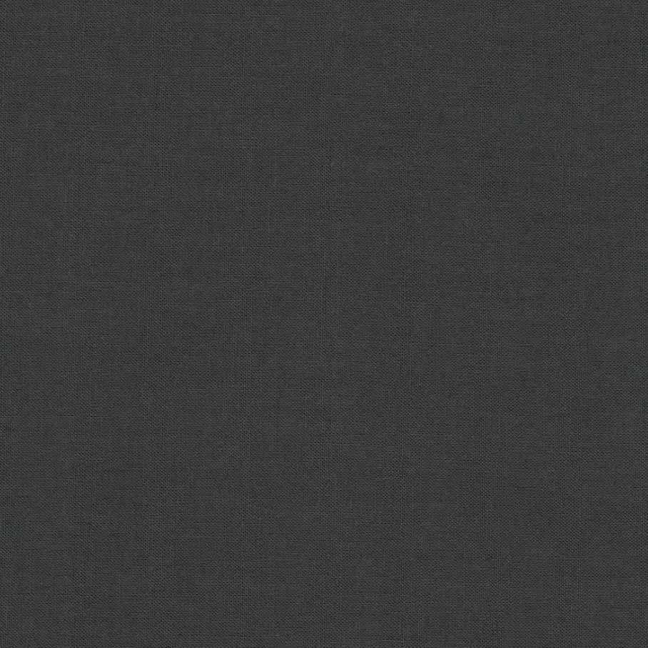 Grey Kona Cotton Charcoal Wideback Fabric Per Yard - Linda's Electric Quilters