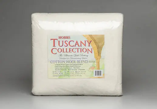 Hobbs Tuscany Cotton Wool Batting Package - Linda's Electric Quilters