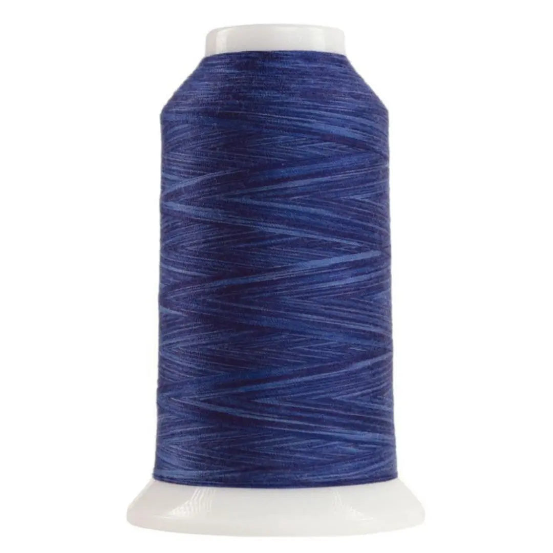 9121 Tempest Blue Omni Variegated Polyester Thread - Linda's Electric Quilters