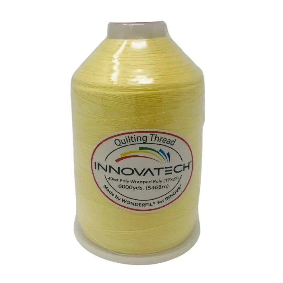 6018 Butter Innovatech Polyester Thread - Linda's Electric Quilters
