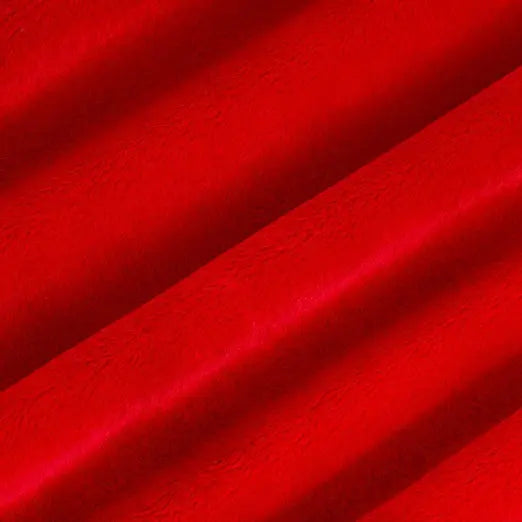 Scarlet Cuddle 3 Extra Wide Solid Minky Fabric Per Yard - Linda's Electric Quilters