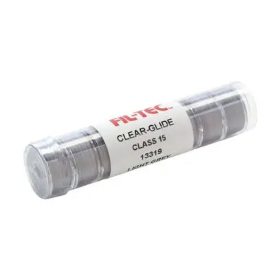 13319 Light Grey Prewound Clear-Glide Class 15/A Bobbin Tube - Linda's Electric Quilters