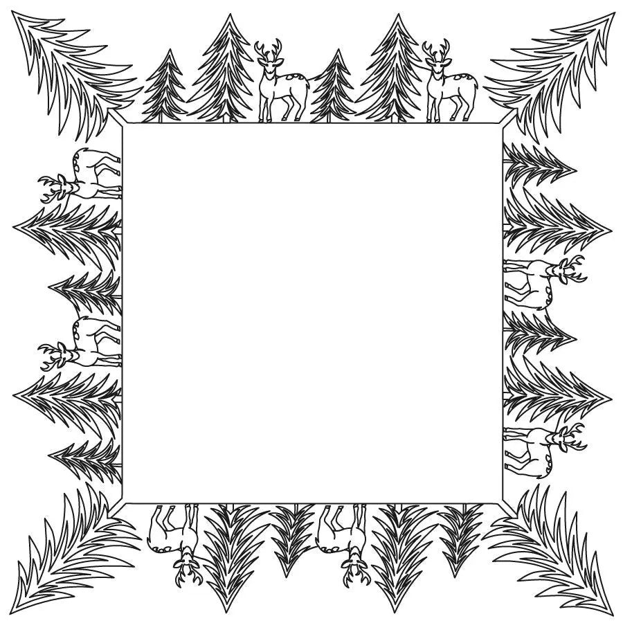 Dear Square Frame Block - Linda's Electric Quilters