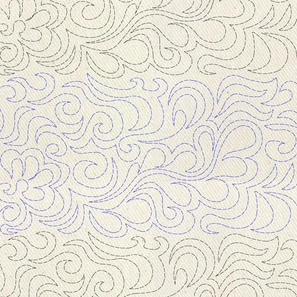 Feather Meandering Digital E2E - Linda's Electric Quilters