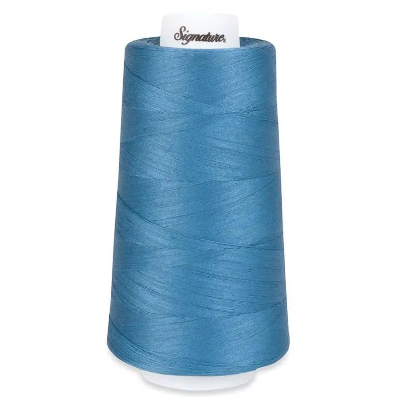 F205 Stone Blue Signature Cotton Thread - Linda's Electric Quilters